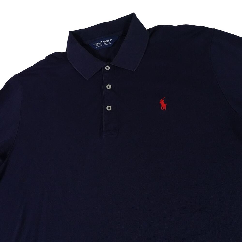 The Landing Ralph Lauren PIMA Cotton Long Sleeve Pony Golf Polo Shirt Men's XL
